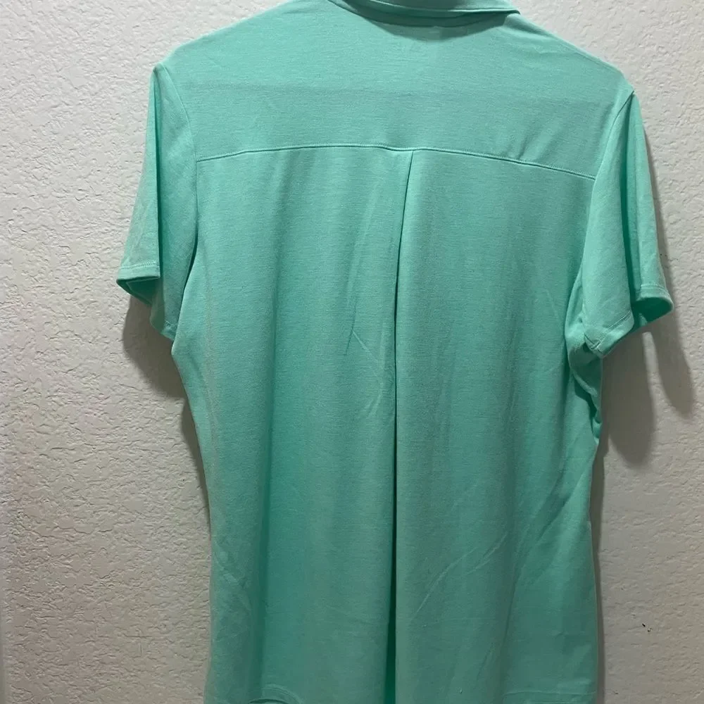 New Adidas sport women Shirt Teal/Turquoise